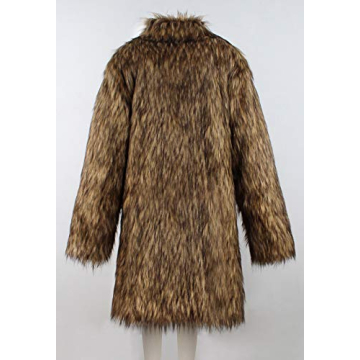 Luxury Faux Fur Coat for Men - Winter Fashion Essential