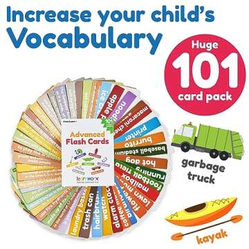 Advanced Flash Cards for 3-5 Year Olds – 101 Learning Cards