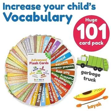 Advanced Flash Cards for 3-5 Year Olds – 101 Learning Cards