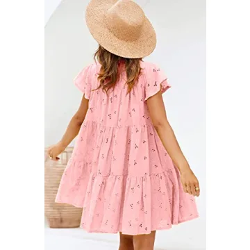 Amegoya Women's Floral Mini Dress for Summer Style