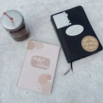 Steadfast and Sustained Bible Notes and Large Church Journal Duo - Christian Journals 2 Pack Sermon Notes Journal and Devotional for Verses, Takeaways, Notes, and Prayer (SOAP Inspired Style)