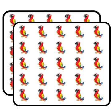 Happy Parrot Cartoon Sticker for Scrapbooking, Calendars, Arts, Kids DIY Crafts, Album, Bullet Journ...