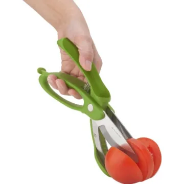 Trudeau Toss and Chop Salad Tongs, Stainless Steel