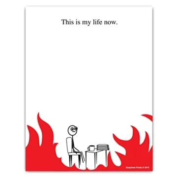 Funny Guajolote Prints Notepad Set for Office Use