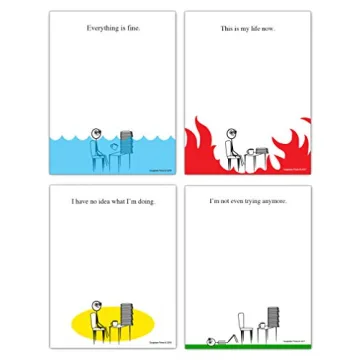 Funny Guajolote Prints Notepad Set for Office Use