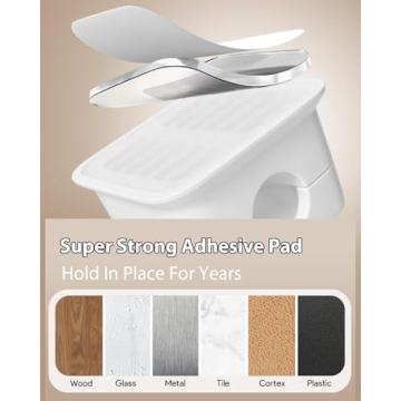 8 Pack Magnetic Cord Organizer Holder,Strong Adhesive Desk Cable Management Easy Open,Organize Phone Charging Cords Wire Holder Organizer Neatly for Home,Office,Car,Desk,Nightstand-White