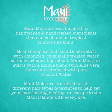 Maui Moisture Anti-Frizz Curl Shampoo for Soft Waves