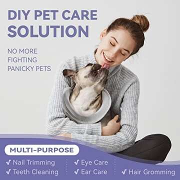 Loflaze Dog Grooming Hammock Harness for Dogs & Cats with Pet Nail Clipper Trimmer - Cat Hanger Slin...