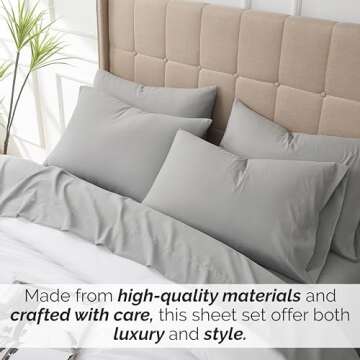 Southshore Fine Living Extra Deep Pocket Queen Bed Sheet Set