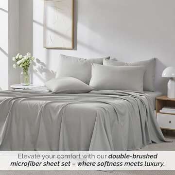 Southshore Fine Living Extra Deep Pocket Queen Bed Sheet Set
