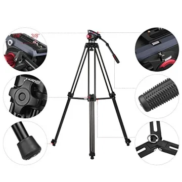 Andoer 71" Video Tripod for DSLR & Camcorder