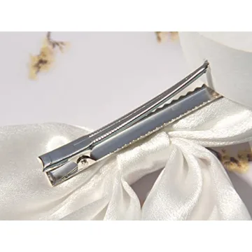 Elegant Satin Hair Bow Clips - Perfect for All Occasions