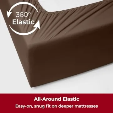 Mellanni Extra Deep King Sheets - Luxury Cooling Softness