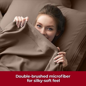 Mellanni Extra Deep King Sheets - Luxury Cooling Softness