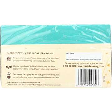 Celestial Seasonings Sugar Cookie Sleigh Ride Herbal Tea - 20ct