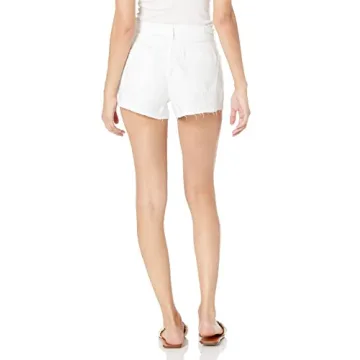 [BLANKNYC] Women's Luxury High Rise Distressed Denim Shorts