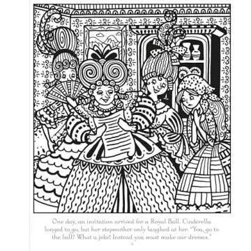 Magic Painting Cinderella - Fun Mess-Free Painting Book