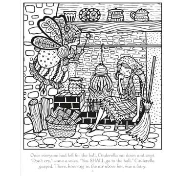 Magic Painting Cinderella - Fun Mess-Free Painting Book