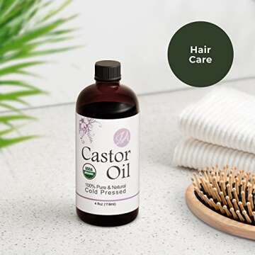 Healing Solutions Organic Castor Oil for Beauty Care