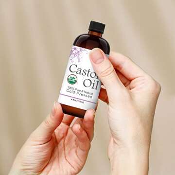 Healing Solutions Organic Castor Oil for Beauty Care