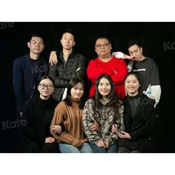 Kate 5ft×7ft Solid Black Backdrop Portrait Background for Photography Studio