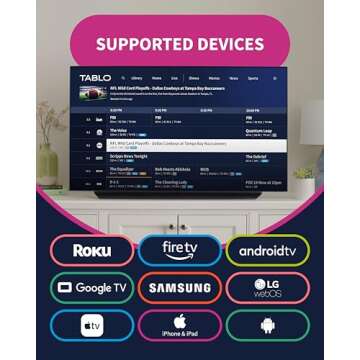 Tablo 4th Gen 2-Tuner OTA DVR for Live TV Access