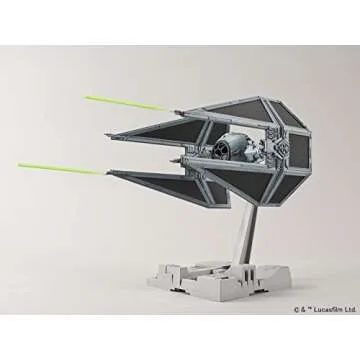 BANDAI Hobby Star Wars 1/72 TIE Interceptor Building Kit - Ultimate Model Experience