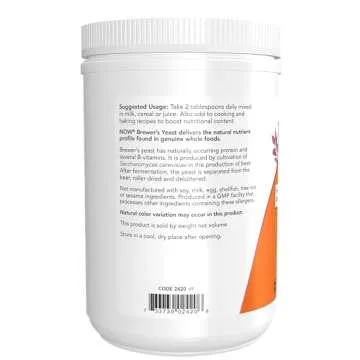 NOW Foods Brewer's Yeast Powder - Protein & B-Vitamins
