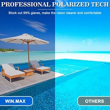 WIN.MAX Polarized Swimming Goggles Anti Fog UV Protection