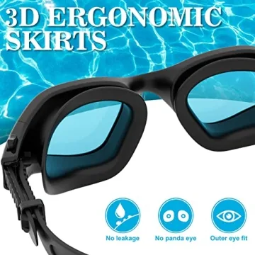 WIN.MAX Polarized Swimming Goggles Anti Fog UV Protection