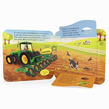 John Deere Kids Peek-a-Flap Dirt - Lift-a-Flap Board Book for Little Farmers and Tractor Lovers (John Deere Peek-a-Flap Board Book)
