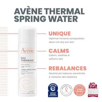 Avene Thermal Spring Water: Calming Facial Mist for Sensitive Skin, 1.6 Oz