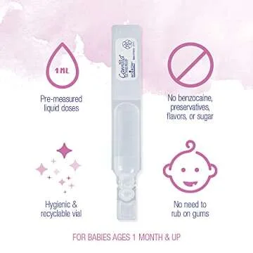 Boiron Camilia Drops 40 Count (Pack of 3) Relief of Painful or Swollen Gums and Irritability in Babi...