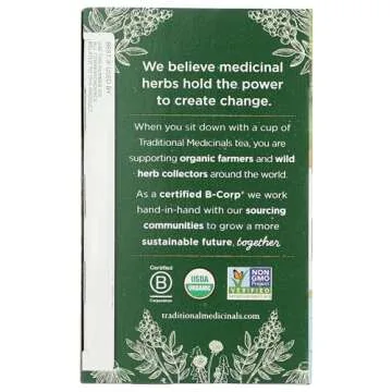 Organic Spearmint Herbal Tea - Fair Trade Certified - 16 ct