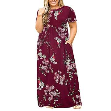 Maxi Dress for Curvy Women - Summer Chic KARALIN