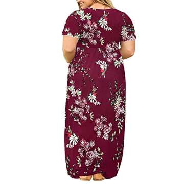 Maxi Dress for Curvy Women - Summer Chic KARALIN