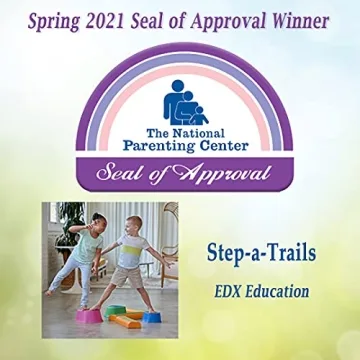 edXeducation Step-a-Trail 6 Piece Obstacle Course for Kids