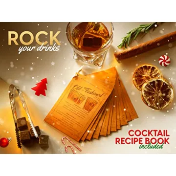 ROCKSLY Whiskey Stones Gift Set for Men with Glasses