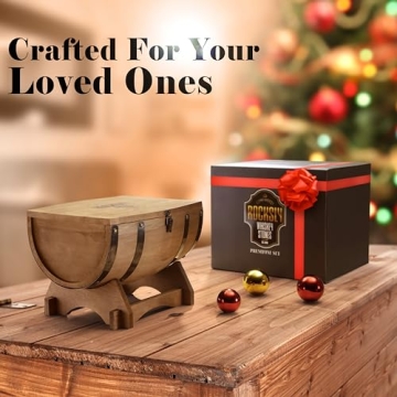 ROCKSLY Whiskey Stones Gift Set for Men with Glasses