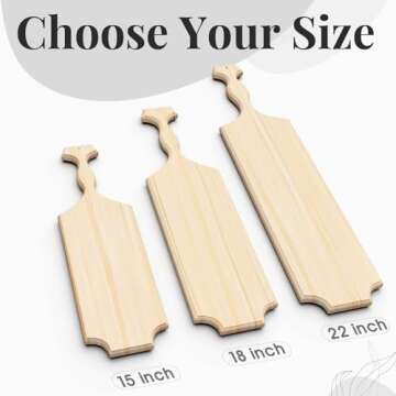 FameFame Sorority Paddle 15 Inch | Unfinished Wooden Paddles