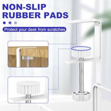 Under Desk Cable Management Tray, 15.7'' White No Drill Steel Desk Cable Organizers, Wire Management Tray Cable Management Rack, Desk Cable Tray with Wire Organizer White（1pack