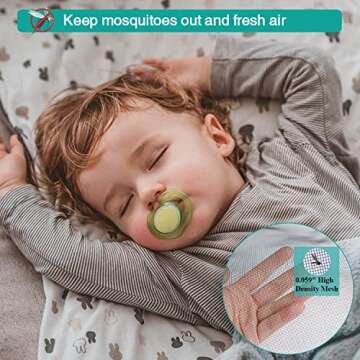 Screen Door Mesh, [Upgraded Fiberglass ] Door Net Screen with Magnetic Closure, IKSTAR Magnetic Screen Door-Keep Bugs Out, Let Cool Breeze in Screen Mesh, Works with Pets, Sliding, Single Door-38×82"