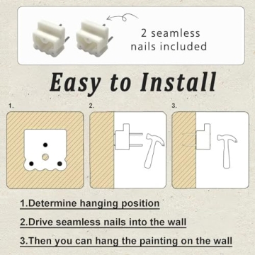 KBKBART Vintage Floral Wall Art for Farmhouse Decor