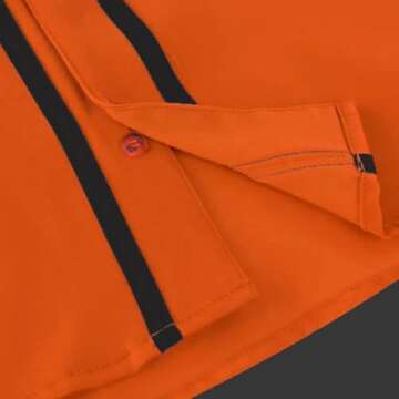 SPTEHW Kids Baseball Jersey Button Down Hip Hop T Shirts Personalized Softball Jersey for Boys Girls (10 Years, Orange)