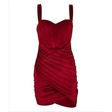 Elegant Women's Vintage Velvet Bodycon Party Dress