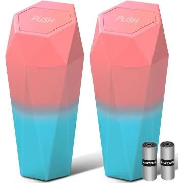 Leakproof Car Trash Can with Lid - 2 Pack