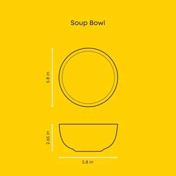 JoyJolt Mesa Stoneware Dinnerware Set, 18-Piece Plates and Bowls Sets, Includes Dinner Plates Salad Plates and Cereal and Soup Bowls, Modern Farmhouse Matte Black Dish Set for 6