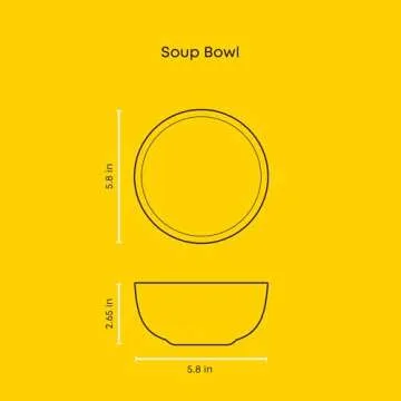 JoyJolt Mesa Stoneware Dinnerware Set, 18-Piece Plates and Bowls Sets, Includes Dinner Plates Salad Plates and Cereal and Soup Bowls, Modern Farmhouse Matte Black Dish Set for 6