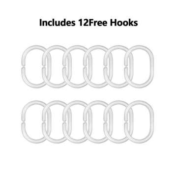 Lovetar Retro 70s 60s Hippie Mushroom Shower Curtain Funky Vintage Cute Flower Boho Floral Washable Waterproof Fabric Bath Curtains Set for Bathroom Decor Art with 12 Hooks - 72x72 Inch