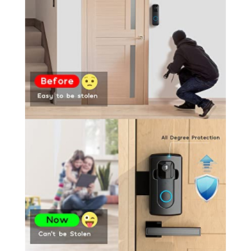 COOLWUFAN Anti-Theft Doorbell Mount for Video Doorbells